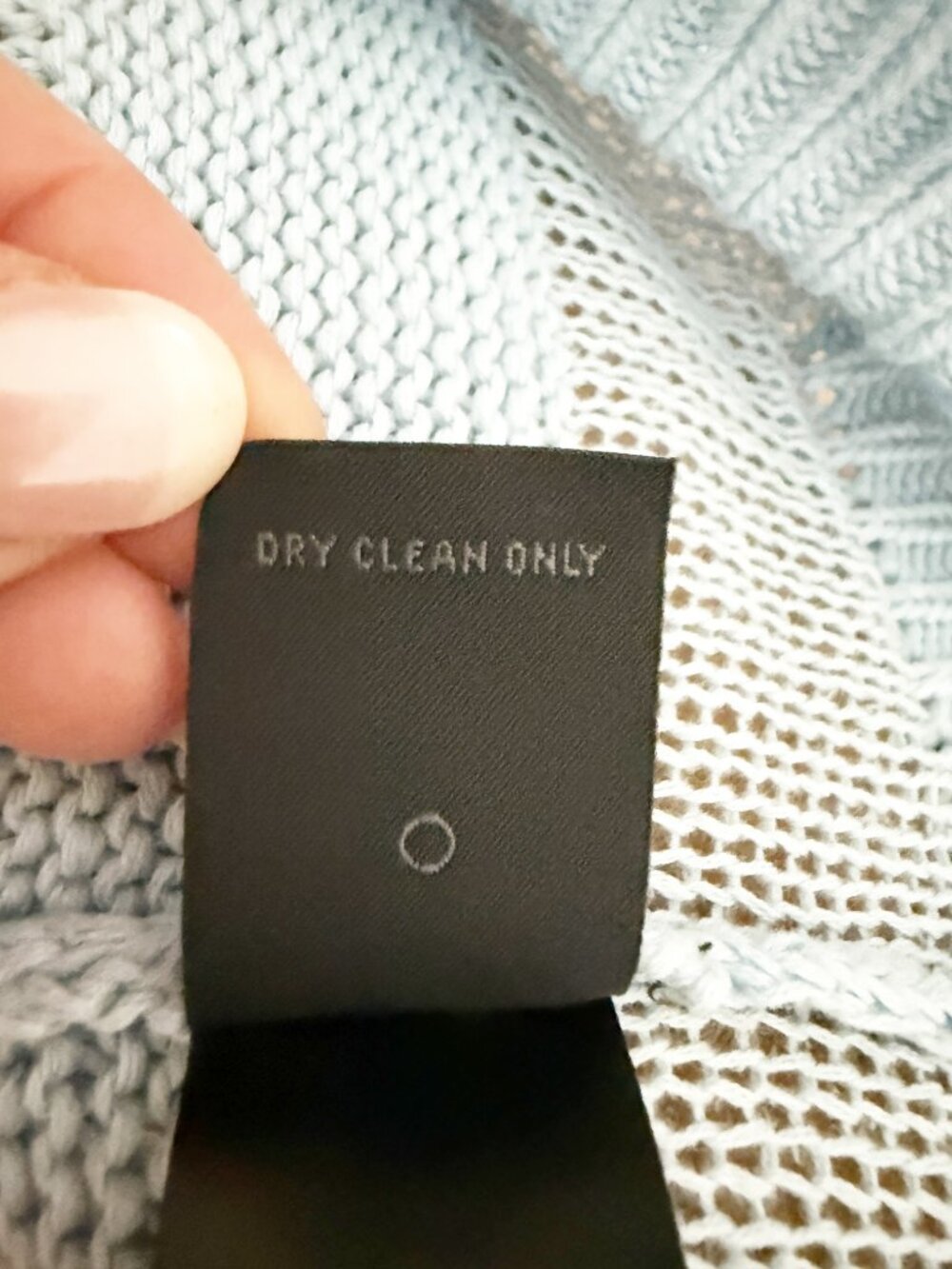 RtA Marvin Cropped Hoodie Sweater in Baby Blue S - Picture 8 of 9